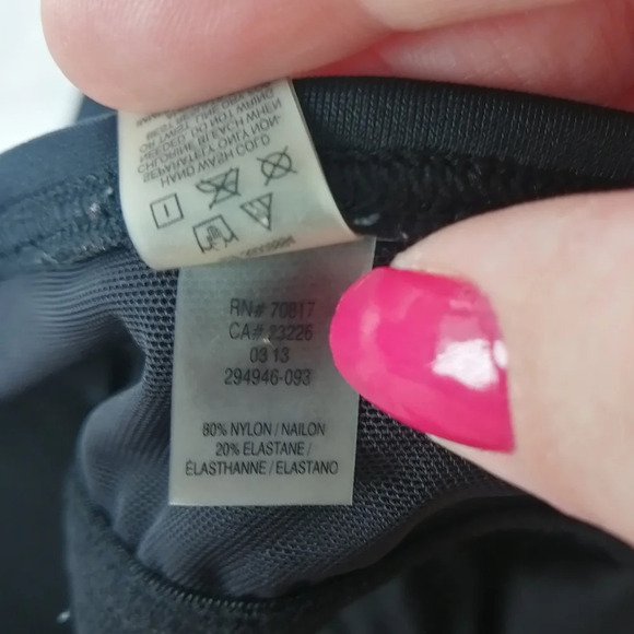 Victoria Secret Ruched Stomach Plunging Halter One Piece Swim Bathing Suit M - Picture 14 of 16